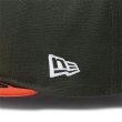 画像9: NEW ERA ( ニューエラ ) - RC 59FIFTY SHINKNOWNSUKE ブートキャット ダークシーウィード カウントダウンオレンジバイザー (9)