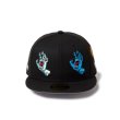 画像3: NEW ERA ( ニューエラ ) - 59FIFTY SANTA CRUZ オールオーバー スクリーミングハンド ブラック (3)