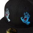 画像6: NEW ERA ( ニューエラ ) - 59FIFTY SANTA CRUZ オールオーバー スクリーミングハンド ブラック (6)