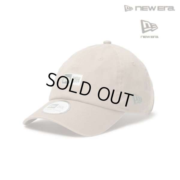画像1: NEW ERA ( ニューエラ ) - カジュアルクラシック Box Logo Mini ボックスロゴ ブリティッシュカーキ (1)