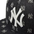 画像2: NEW ERA ( ニューエラ ) -  9FIFTY MLB Jacquard ニューヨーク・ヤンキース ブラック/クローム (2)