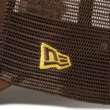 画像8: NEW ERA ( ニューエラ ) - 9FORTY A-Frame トラッカー MLB Side Patch サンディエゴ・パドレス ウォルナット (8)