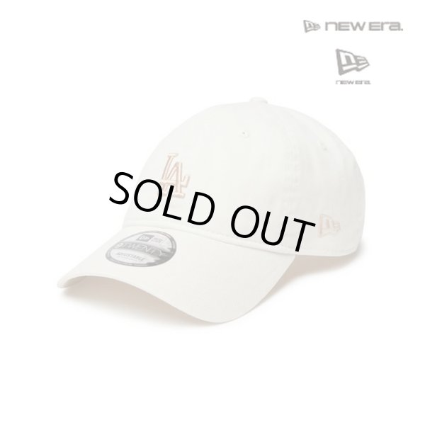 画像1: NEW ERA ( ニューエラ ) - 9TWENTY Khaki Sweat Band ロサンゼルス・ドジャース アイボリー カーキスウェットバンド (1)