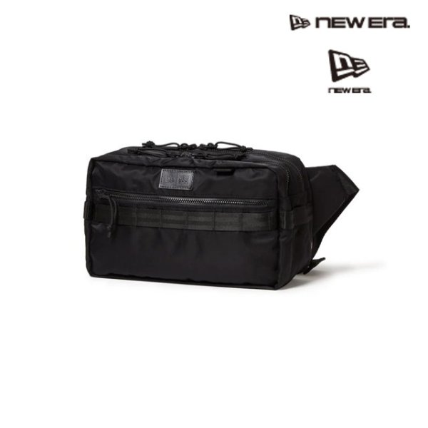 画像1: NEW ERA ( ニューエラ ) - スクエア ウエストバッグ 7L ナイロンツイル ブラック (1)