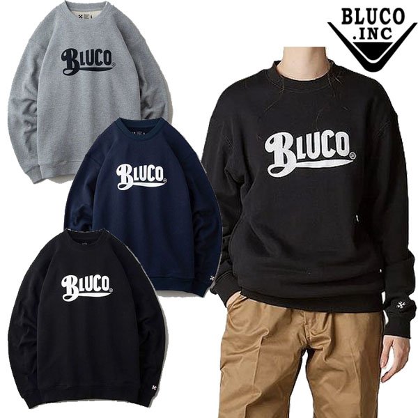 画像1: BLUCO (ブルコ) - HEAVY PILE SWEATSHIRTS -Old Logo- (1)