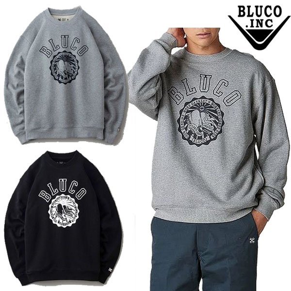 画像1: BLUCO (ブルコ) - HEAVY PILE SWEATSHIRTS -College- (1)