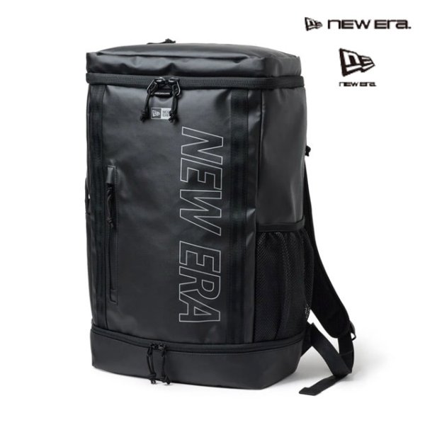 画像1: NEW ERA ( ニューエラ ) - ボックスパック 32L TPU プリントロゴ アウトライン ブラック × リフレクトシルバー (1)