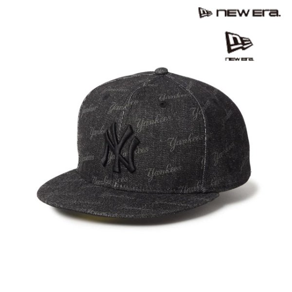 画像1: NEW ERA ( ニューエラ ) - 59FIFTY Laser Burn Out ニューヨーク・ヤンキース ブラック (1)