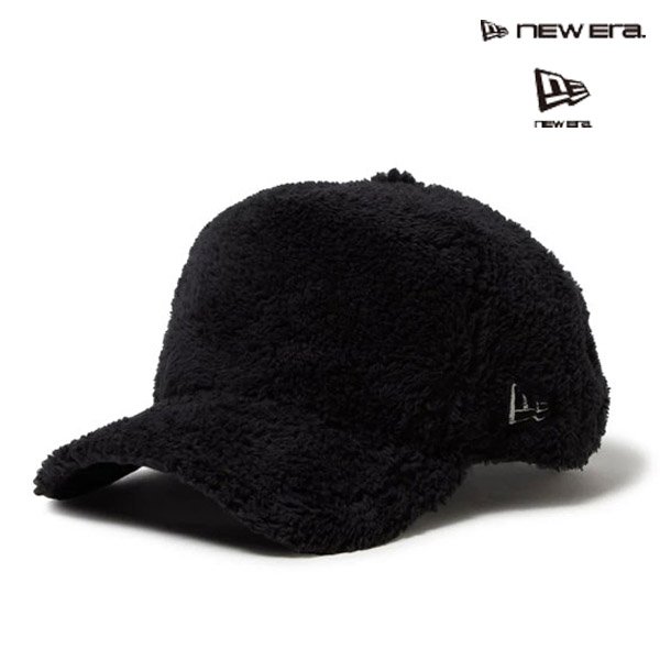 画像1: NEW ERA ( ニューエラ ) - 9FORTY A-Frame Mink Fleece ブラック (1)