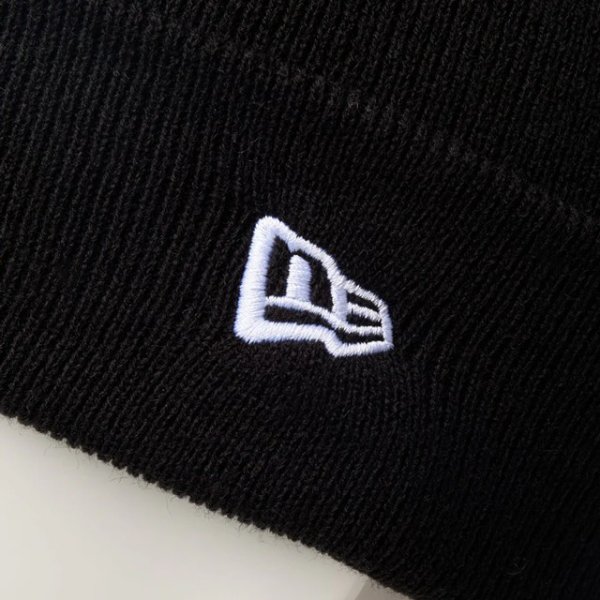 画像7: NEW ERA ( ニューエラ ) - ベーシック カフニット MLB Team Logo ニューヨーク・ヤンキース ブラック (7)