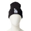 画像3: NEW ERA ( ニューエラ ) - ベーシック カフニット MLB Team Logo ロサンゼルス・ドジャース ブラック (3)