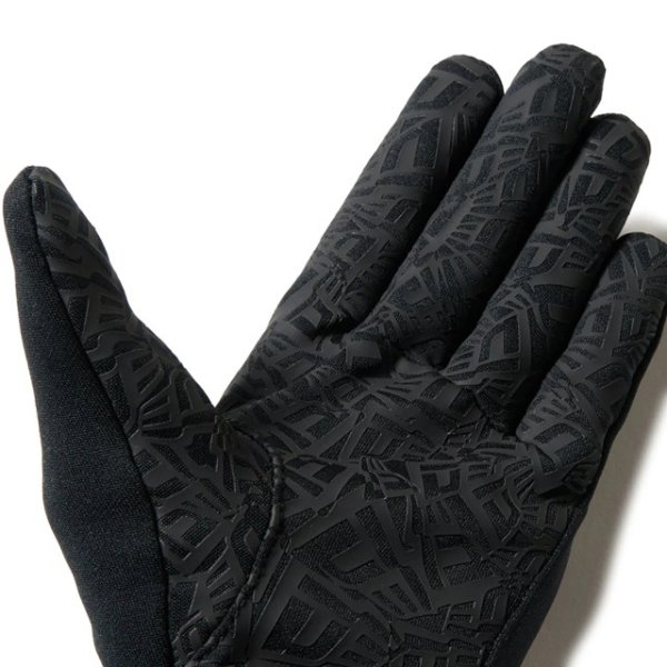 画像4: NEW ERA ( ニューエラ ) - イータッチ フリース ウォーマーグローブ ボックスロゴ ブラック/グレー FW25 (4)