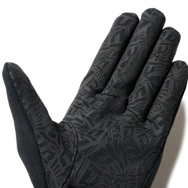 画像4: NEW ERA ( ニューエラ ) - イータッチ フリース ウォーマーグローブ ブラック/ゴールド FW25 (4)