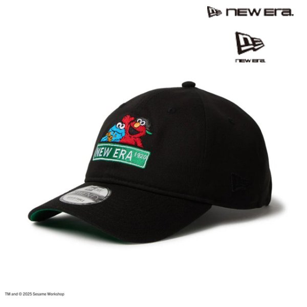 画像1: NEW ERA ( ニューエラ ) - 9TWENTY SESAME STREET セサミストリート NEW ERA ブラック (1)