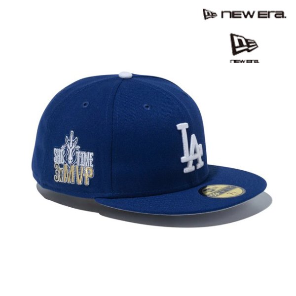 画像1: NEW ERA ( ニューエラ ) - 59FIFTY MVP ロサンゼルス・ドジャース Shohei Ohtani ダークロイヤル (1)