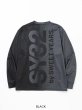 画像6: SY32 by SWEET YEARS (エスワイサーティトゥ) - GRADATION BIG LOGO L/S TEE (6)