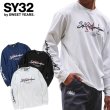 画像1: SY32 by SWEET YEARS (エスワイサーティトゥ) - CURSIVE LOGO L/S TEE (1)
