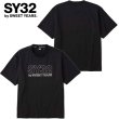 画像1: SY32 by SWEET YEARS (エスワイサーティトゥ) - RHINESTONE BASIC LOGO TEE (1)