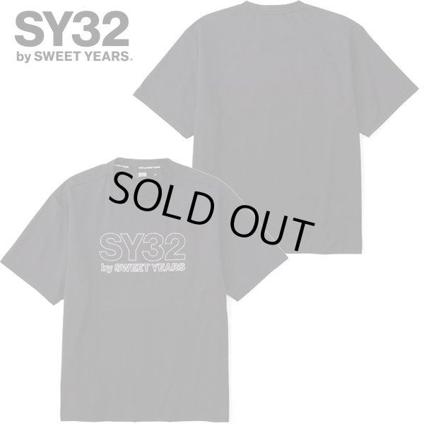 画像1: SY32 by SWEET YEARS (エスワイサーティトゥ) - RHINESTONE BASIC LOGO TEE (1)