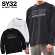 画像1: SY32 by SWEET YEARS (エスワイサーティトゥ) - RHINESTONE BASIC LOGO L/S TEE (1)