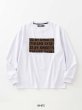 画像2: SY32 by SWEET YEARS (エスワイサーティトゥ) - JACQUARD EMBOSS LOGO L/S TEE (2)