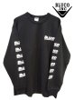 画像1: BLUCO (ブルコ) - PRINT L/S TEE -BWG- (1)