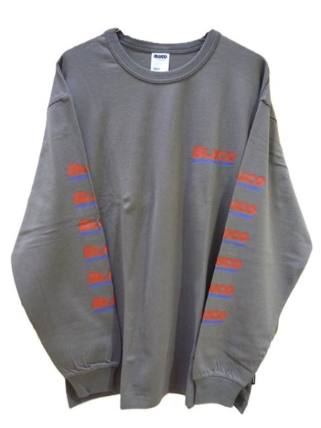 画像2: BLUCO (ブルコ) - PRINT L/S TEE -BWG- (2)