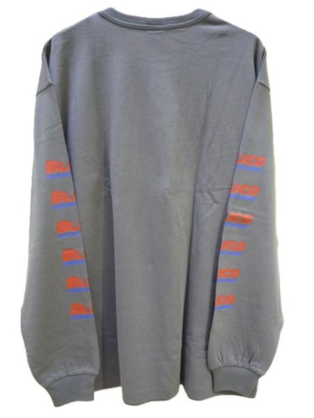 画像8: BLUCO (ブルコ) - PRINT L/S TEE -BWG- (8)