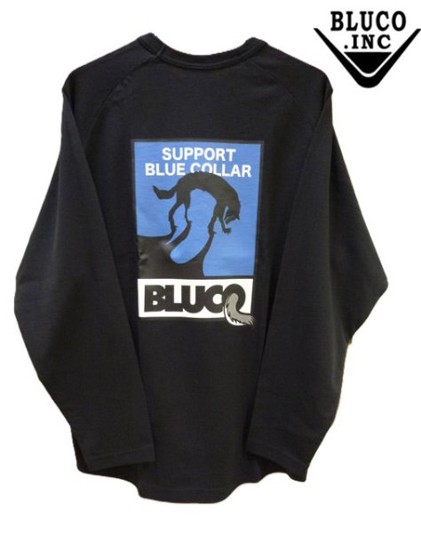 画像1: BLUCO (ブルコ) - RAGLAN L/S TEE -Wolf- (1)