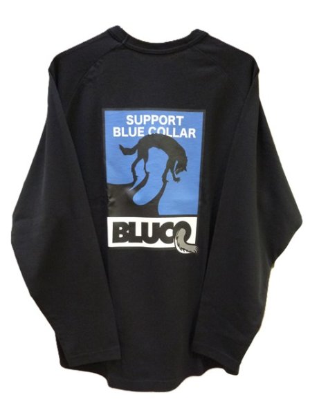 画像2: BLUCO (ブルコ) - RAGLAN L/S TEE -Wolf- (2)