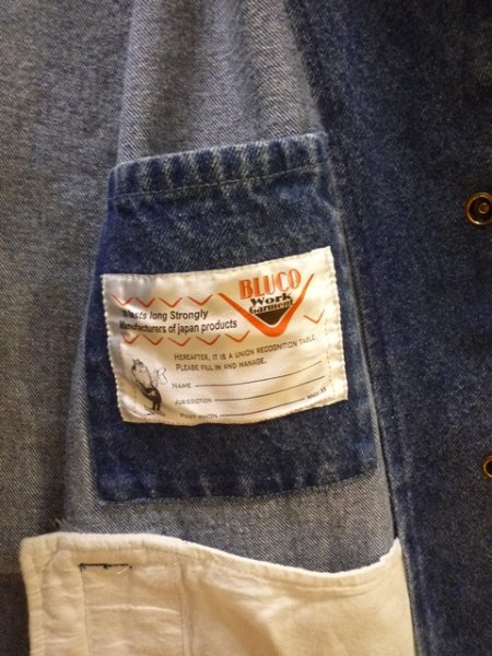 画像5: BLUCO (ブルコ) - 12oz DENIM COACH JACKET (5)