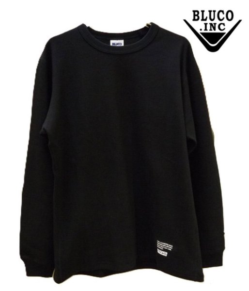 画像1: BLUCO (ブルコ) - CREW NECK THERMAL SHIRT (1)