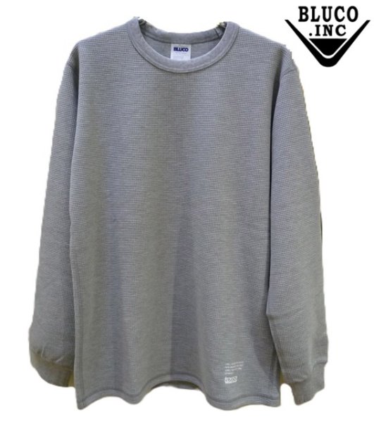 画像1: BLUCO (ブルコ) - CREW NECK THERMAL SHIRT (1)
