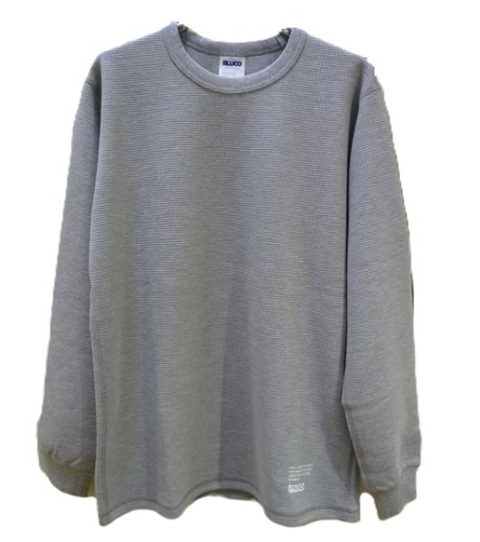 画像2: BLUCO (ブルコ) - CREW NECK THERMAL SHIRT (2)