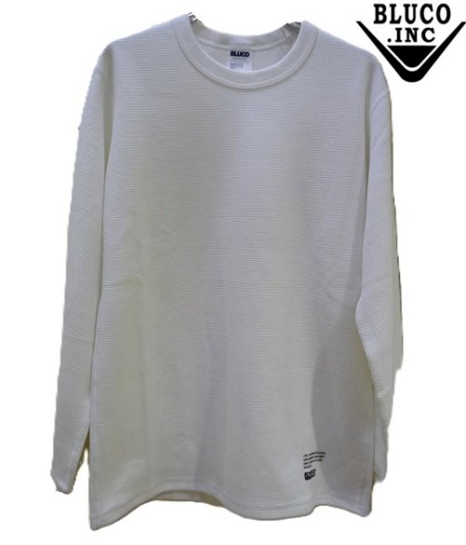 画像1: BLUCO (ブルコ) - CREW NECK THERMAL SHIRT (1)