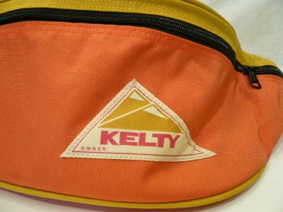 画像1: KELTY ( ケルティ ) - 70's VINTAGE Line  MINI FANNY 2 TON ウェストバッグ　[ Orange-Mustard ]