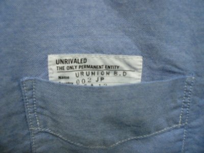 画像2: UNRIVALED (  アンライバルド ) - "UR UNION B.D"
