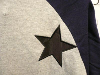 画像3: UNRIVALED×M&M  -  UNRIVALED×M&M "Basic Star Raglan" NVY/GRY