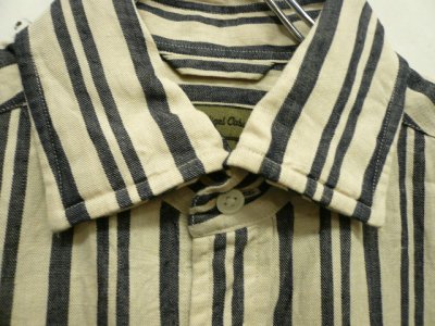 画像1: NIGEL CABOURN  （ ナイジェル・ケーボン ） - Nigel Cabourn -BRITISH OFFICERS SHIRT - LINEN HICKORY