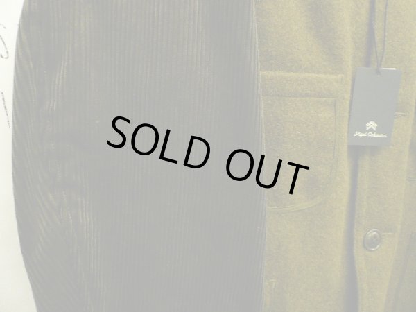 画像3: NIGEL CABOURN  （ ナイジェル・ケーボン ） - Nigel Cabourn  - PHARAOH JACKET  MELTON × CORDUROY  DARK GREEN  MAIN LINE  (3)