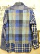 画像4: NIGEL CABOURN  （ ナイジェル・ケーボン ） - Nigel Cabourn - MADRAS CHECK MIX SHIRT  ブルー　 (4)