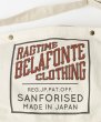 画像2: BELAFONTE  ( ベラフォンテ )  -  RAGTIME HERRINGBONE NEWSPAPER BAG (RAGTIME CLOTHING SANFORIZED STAMP PRINT)  (2)