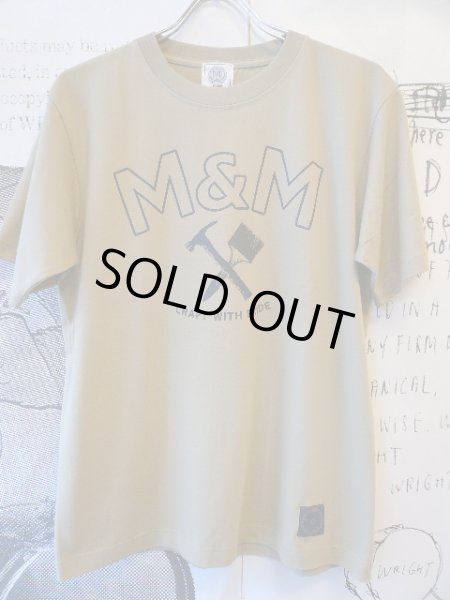 画像1: SALE40%OFF  M&M (エムアンドエム) -  PRINT S/S T-SHIRT  (21-MT-016) (1)
