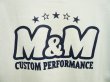 画像2: M&M (エムアンドエム) -  M&M PRINT FOOTBALL T-SHIRT  ( 21-MT-022 ) (2)