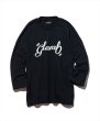 画像1: glamb  ( グラム ) - GB0422/CS05 : Wide Sleeve Logo Sweat / ワイドスリーブロゴスウェット (1)