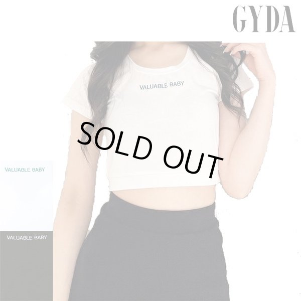 画像1: GYDA ( ジェイダ ) - VALUABLE BABY クロップドTシャツ (1)
