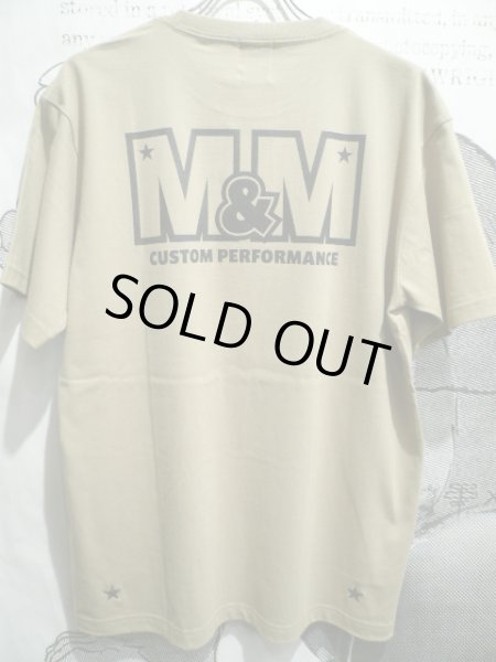 画像1: M&M (エムアンドエム) -  M&M  PRINT S/S  T-SHIRT  ( 23-MT-018) (1)