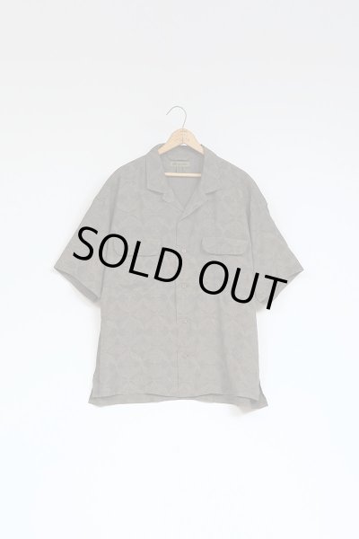 画像1: NIGEL CABOURN  （ ナイジェル・ケーボン ） - オープンカラーシャツ - グジャラートプリント / OPEN COLLAR SHIRT - GUJARAT PRINT  (1)