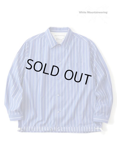 画像1: White Mountaineering ( ホワイトマウンテニアリング )  -  MID GUSSET SLEEVE STRIPE SHIRT BLOUSON ( WM2571104 ) (1)