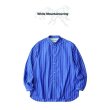 画像1: White Mountaineering ( ホワイトマウンテニアリング )  -  MID GUSSET SLEEVE STRIPE BUTTON SHIRT  ( WM2571117 ) (1)